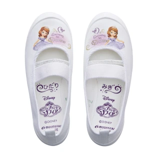 【MOONSTAR 月星】童鞋迪士尼系列-蘇菲亞室內鞋(白色)