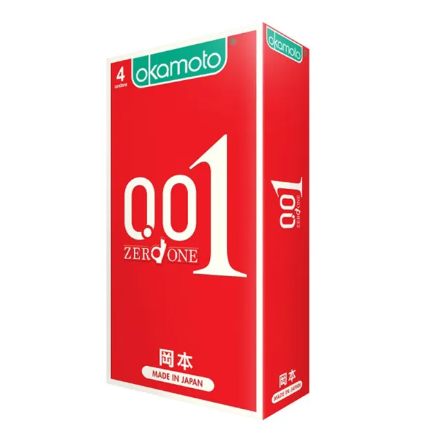 【Okamoto岡本】001至尊勁薄保險套4片/盒