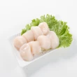 【華得水產】日本鮮甜特大生食級干貝4件組(500G/約10-15粒/包   春節照常出貨)