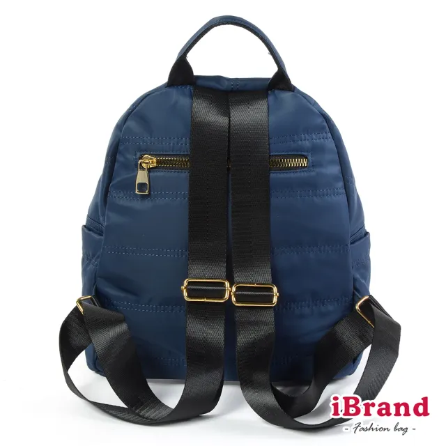 【iBrand】輕盈尼龍空氣包後背包(深海藍)