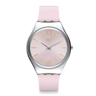 【SWATCH】超薄金屬系列手錶 SKIN LAVANDA 薰衣草紫 瑞士錶 錶(38mm)