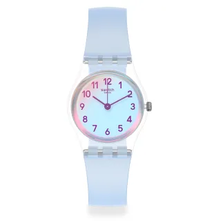 【SWATCH】Essentials系列手錶 CASUAL BLUE 自在天藍 瑞士錶 錶(25mm)