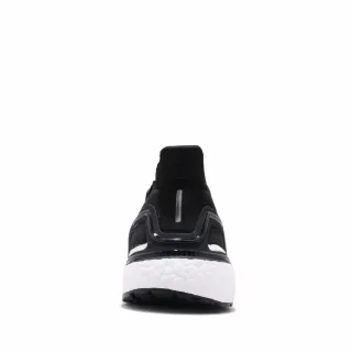 【adidas 愛迪達】慢跑鞋 UltraBOOST 20 男鞋 愛迪達 路跑 緩震 透氣 舒適 穿搭推薦 黑 白(EF1043)