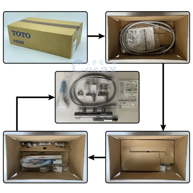 【TOTO】日本原裝TOTO溫控淋浴龍頭(TBV03401J 平行輸入、保固一年)