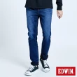 【EDWIN】男裝 JERSEYS EJ2棉感小直筒迦績長褲(酵洗藍)