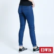 【EDWIN】女裝 JERSEYS EJ6超彈錐形迦績長褲(中古藍)