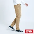 【EDWIN】男裝 JERSEYS EJ2棉感小直筒迦績長褲(灰卡其)