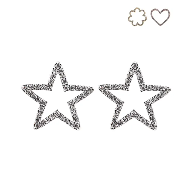 【KATE SPADE】kate spade經典鑽鑲飾穿式耳環(三款)
