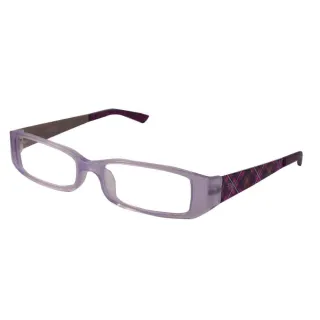 【Vivienne Westwood】英倫龐克風光學眼鏡(透明紫 VW151_01)