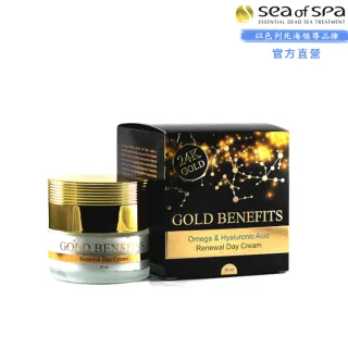 【SEA OF SPA】24K金-歐米伽玻尿酸防護日霜50ml(以色列死海24k金系列)