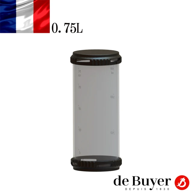 【de Buyer 畢耶】『TUBE專利半自動訂量擠花器』專用填充筒0.75L