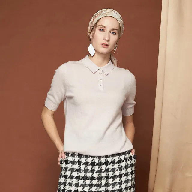 【矜蘭妃】100%極品羊絨polo衫VIP限定