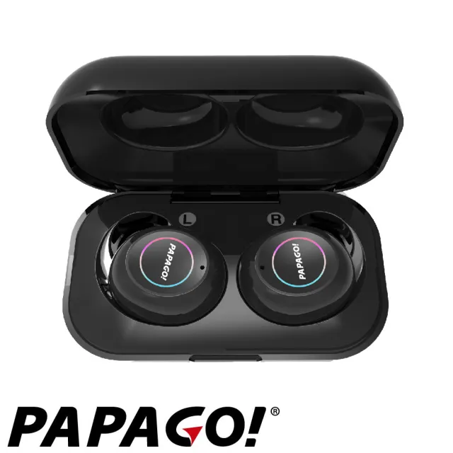 【PAPAGO!】W2 真無線直覺式觸控藍牙耳機
