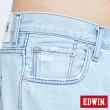 【EDWIN】男裝 503雪花直筒牛仔褲(重漂藍)