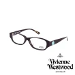 【Vivienne Westwood】龐克多邊形土星款光學鏡框(黑/藍 VW274_04)