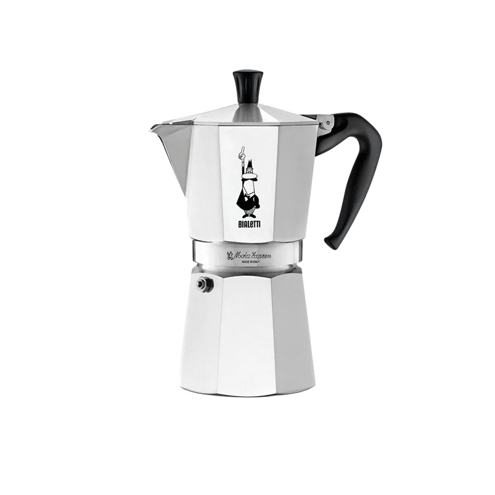 【Bialetti 比亞樂堤】經典摩卡壺MOKA-9杯份(義式濃縮/露營咖啡壺/原廠保固2年)