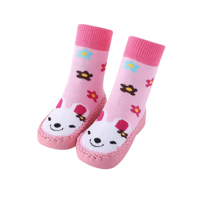 【Baby 童衣】防滑顆粒卡通圖案室內鞋襪 88270(共5色)