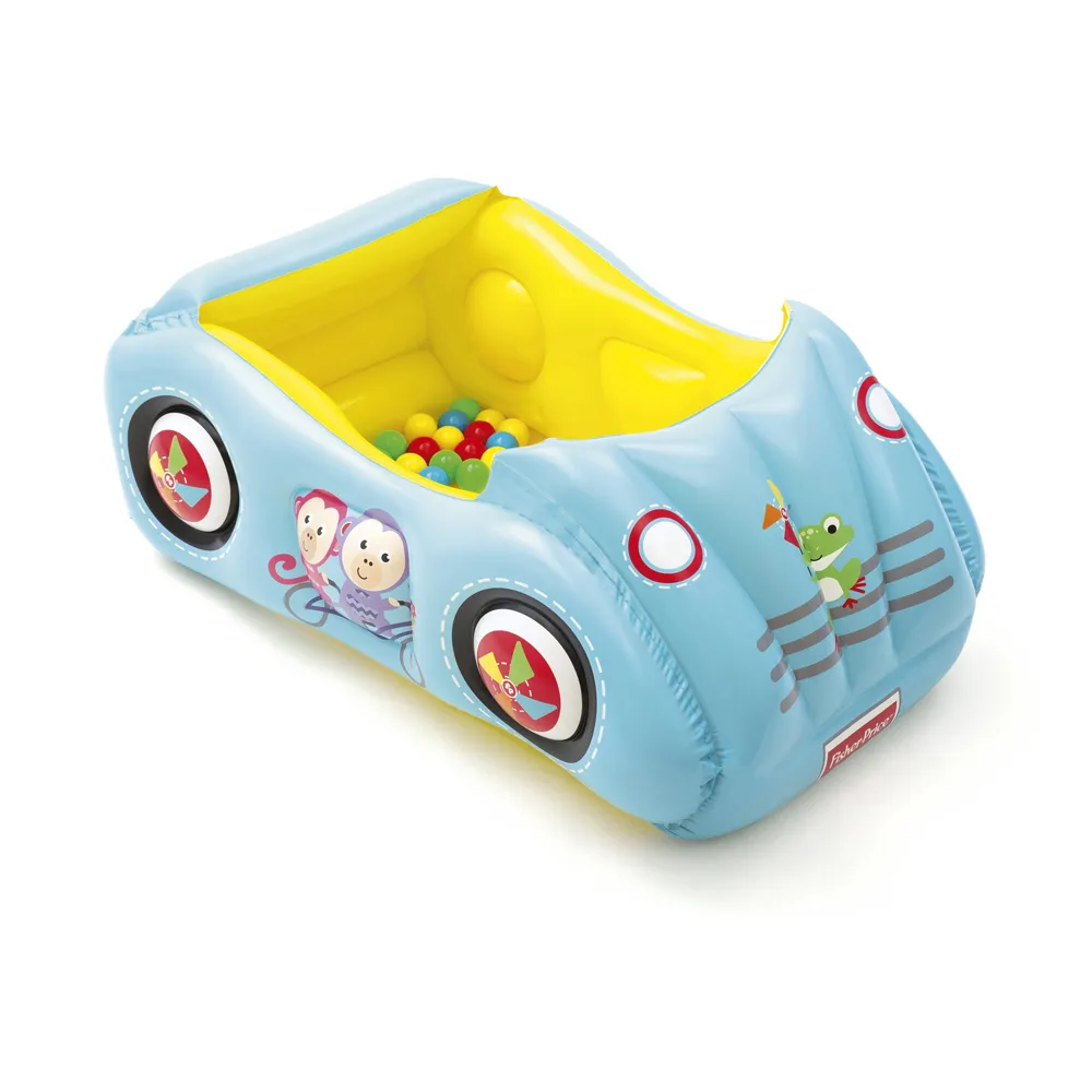 【Fisher price 費雪】費雪敞篷車球池-送25顆球(93535)