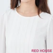 【RED HOUSE 蕾赫斯】蕾絲細壓褶上衣(共二色)