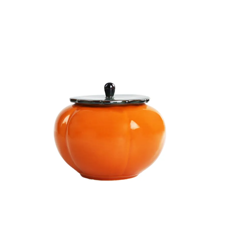 【原藝坊】柿柿如意密封茶葉罐儲物罐 如意(罐子尺寸9*8cm)