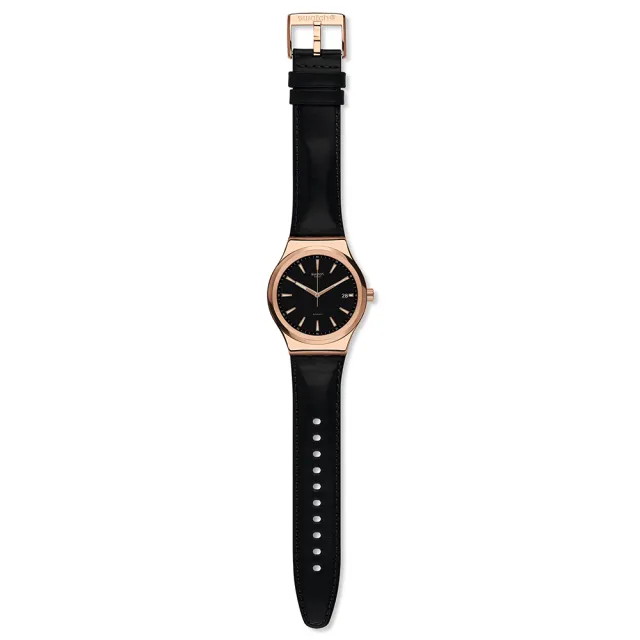 【SWATCH】51號星球機械錶手錶 SISTEM ROSEE 玫瑰金迷 男錶 女錶 瑞士錶 錶 自動上鍊(42mm)
