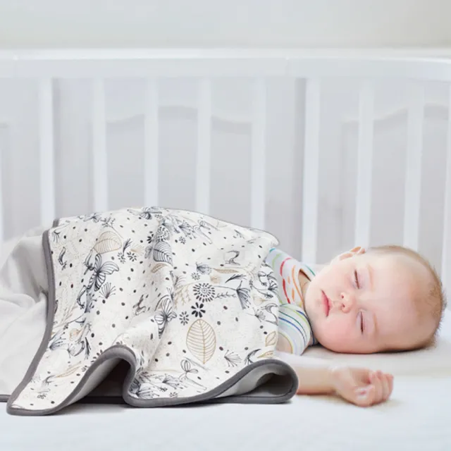 【wallaboo】寶貝純棉印花隨身毯-夢幻系列(雙層棉透氣保暖 高品質Oeko-tex標準100棉料)