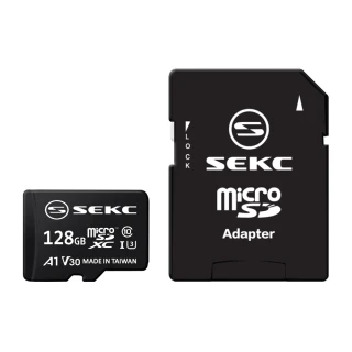 【SEKC】256GB MicroSDXC UHS-1 V10 A1記憶卡-附轉卡