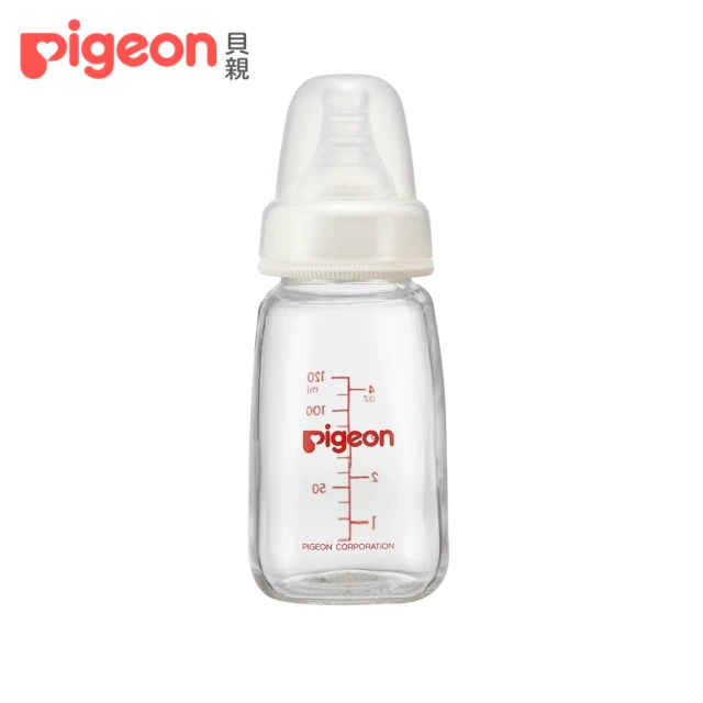 【Pigeon 貝親】一般口徑玻璃奶瓶120ml
