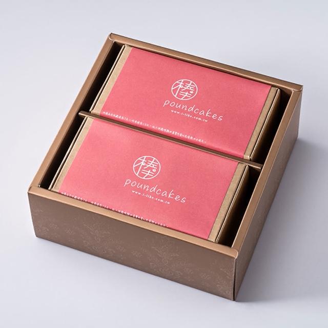 【信 坊】彌月蛋糕 -彌月雙喜組700g×8盒組 香蕉 鳳梨 桂圓核桃棒蛋糕口味 2種 附提袋 