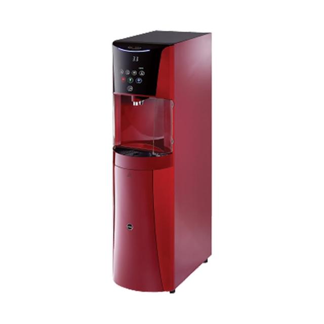 LCW龍泉 LC-8872 直立型飲水機，中國製造，提供冰溫熱三溫水，總儲水容量7-8公升，熱水3L、溫水2.8L、冰水1.8L，適閤家庭辦公使用。重量47kg，尺寸50*305*1180mm，110V/60Hz，消耗功率200W以下，1年保固，BSMI許可字號R73204。時尚白與典雅紅兩色選擇，高效節能直立型設計，提升飲水便利。