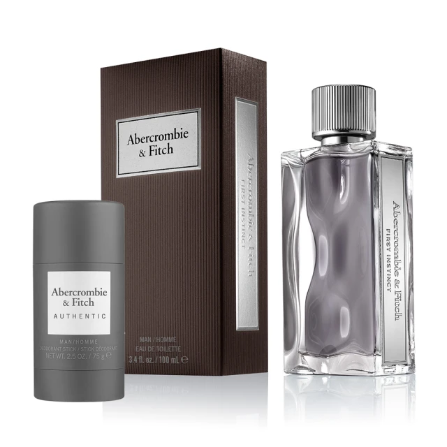 【Abercrombie & Fitch】A&F同名經典男性淡香水100ml(贈隨機體香膏75g.專櫃公司貨)