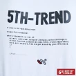 【5th STREET】男數位字體短袖T恤-米白