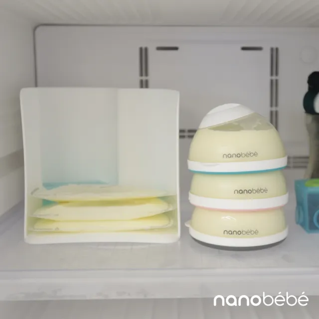 【nanobebe】母乳奶瓶 150ml - 3入- 太空灰(新生兒必備)