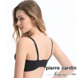 【pierre cardin 皮爾卡登女性內衣】任選_B罩 小胸美人超厚墊爆乳無鋼圈內衣(單件-BLK黑)