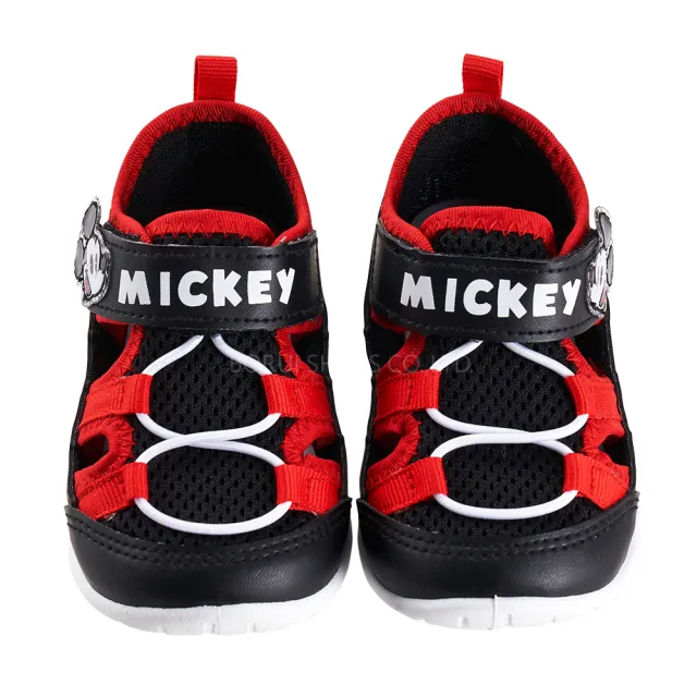 【Disney 迪士尼】迪士尼童鞋 米奇 透氣造型休閒布鞋-黑(MIT台灣在地工廠製造)