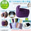 【LASSLEY】多功能純棉布口罩/口罩套-六入組(內置鼻樑壓條 贈口罩收納袋 台灣製造)