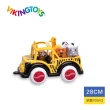 【瑞典 Viking toys】Jumbo動物吉普車(28cm)