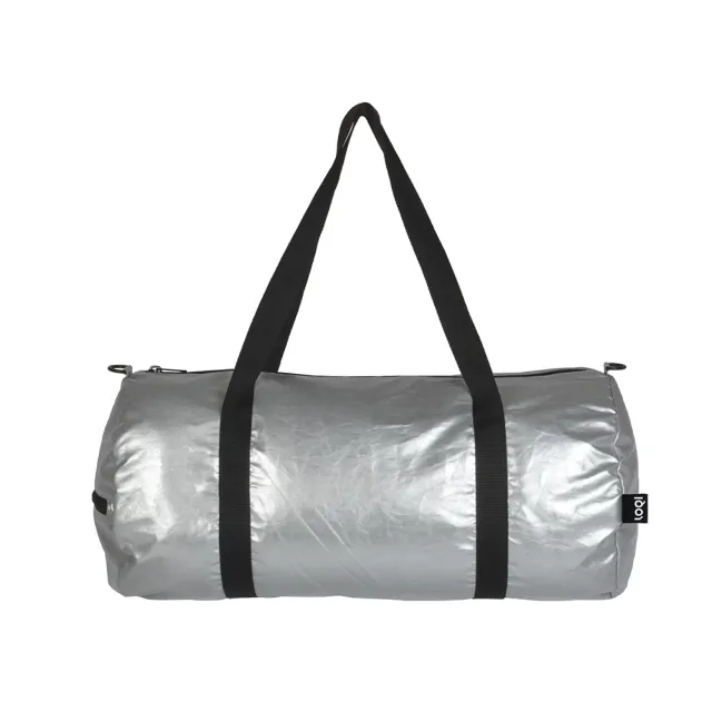 【LOQI】雙面旅行袋-金屬銀 WEMMSI(收納袋.環保袋.收納.旅行袋)