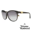【Vivienne Westwood】英國精品時尚系列造型太陽眼鏡(VW855-01-瑪瑙色)