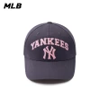 【MLB】可調式硬頂棒球帽 五分割帽 Varsity系列 紐約洋基隊(3ACPV033N-50CGS)