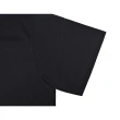 【BURBERRY 巴寶莉】BURBERRY白字LOGO印花設計純棉短袖圓領T恤(男款/黑)