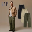 【GAP】男裝 Logo抽繩工裝褲-多色可選(811135)