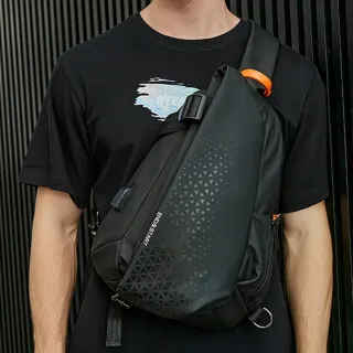 【MoonDy】斜背包 胸包 郵差包 運動側背包 機能包包 男生包包 大容量包包 單肩包 機車背包 貼身包包