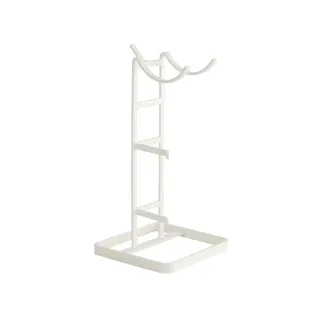 【日本COLLEND】多功能鋼製吹風機收納架-2色可選(吹風機架/吹風機掛架/桌上型吹風機置物) 