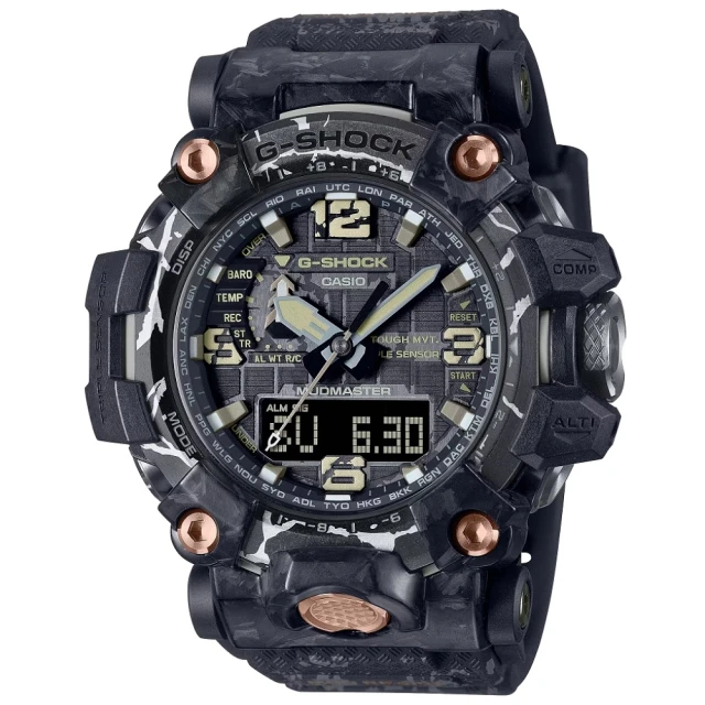 CASIO 卡西歐 G-SHOCK MUDMASTER 裂縫紋設計 太陽能腕錶 禮物推薦 送禮首選(GWG-2000CR-1A)