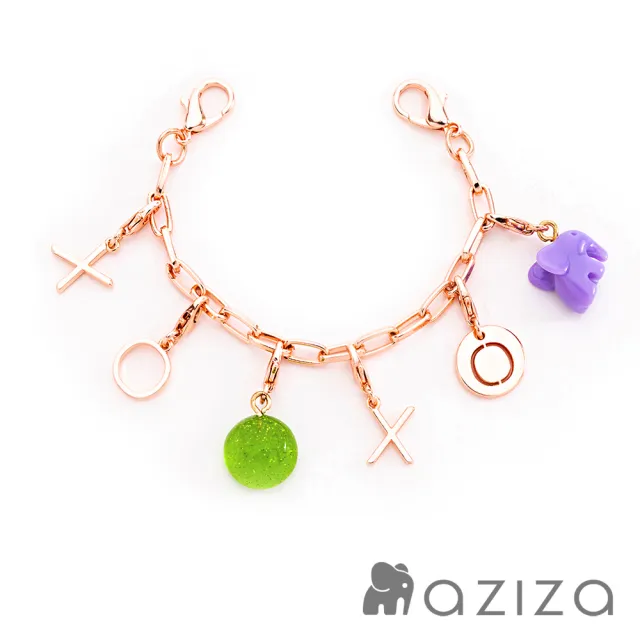 【aziza】玫瑰金長鍊