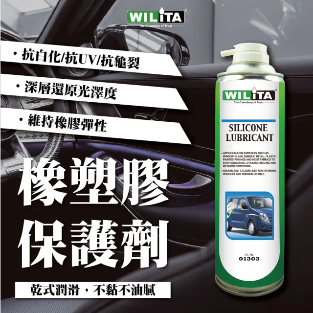 【WILITA 威力特】塑料還原劑 橡塑膠保護 橡保劑 600ml(3入)