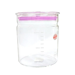 【iwaki】耐熱玻璃可微波密封罐(1.0L)