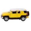 【KIDMATE】1:32聲光合金車 Toyota FJ Cruiser黃(正版授權 迴力車模型玩具車)