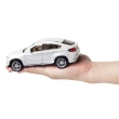 【KIDMATE】1:32聲光合金車 BMW X6白(正版授權 迴力車模型玩具車)